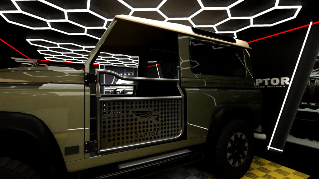 Puertas de aluminio premium para Land Rover Defender: descubra un nuevo reino de elegancia